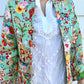 Kantha Quilted Jacket in Mint Green I Womens Jacket I Quilted Jacket i Cotton Jacket - DharBazaar