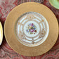Set of 7 Rare and Coveted Vintage Art Deco Gold Encrusted Dinner Plates from Czechoslovakia - DharBazaar