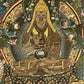 Antique Buddhist Thangka Painting - Gelugpa Lineage #TibetanArt #ThangkaPaintings #AntiqueBuddhistArt - DharBazaar